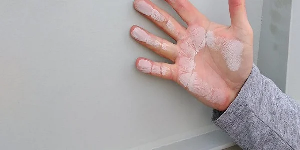 chalking effect in lime wash paint